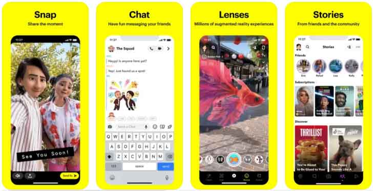 Snapchat: Its unique lenses and face filter effects