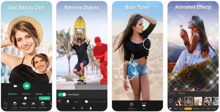 YouCam Perfect: For Glam Filters, the best photo camera