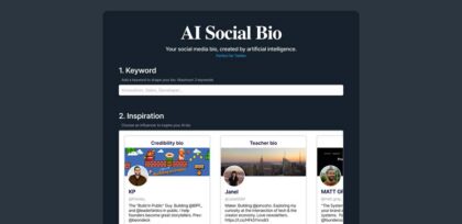 AI Social Bio