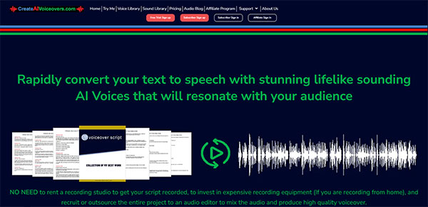 Create AI Voiceovers