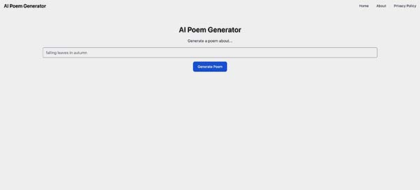 AI-Poem-Generator