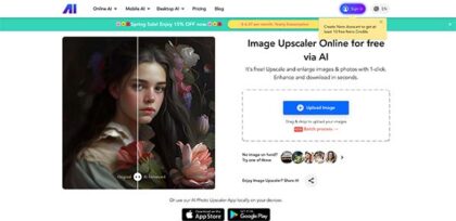 Nero AI Image Upscaler